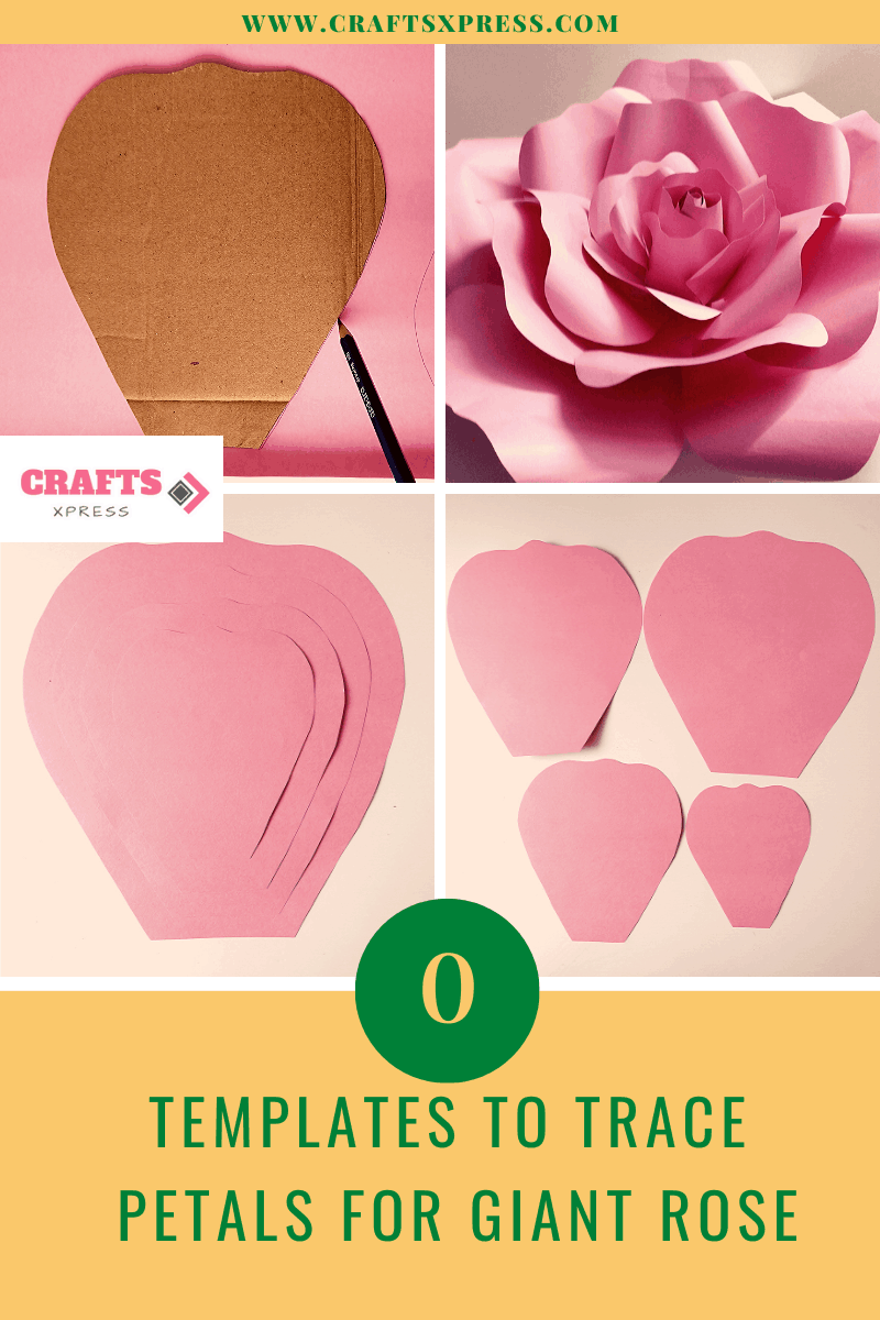 How to Make Templates For Giant Paper Rose