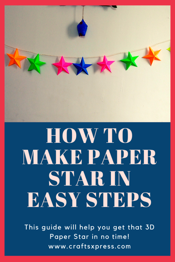 How To make paper star in easy steps